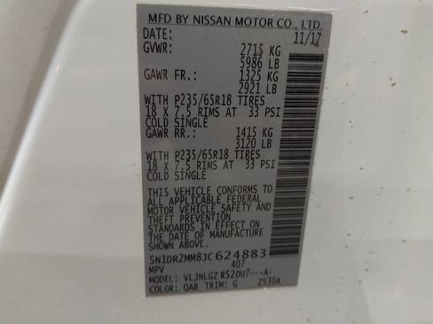 Used 2018 Nissan Pathfinder SL AWD/4WD image 33