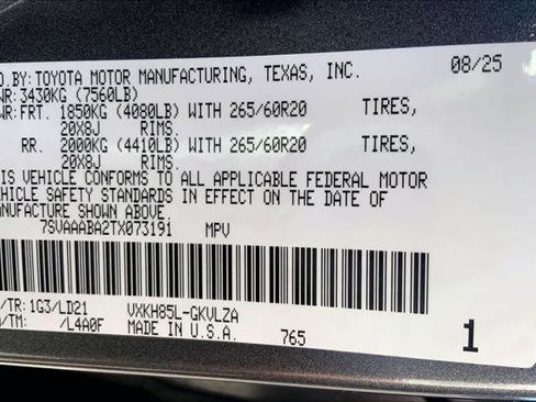 Certified 2026 Toyota Sequoia Limited image 36