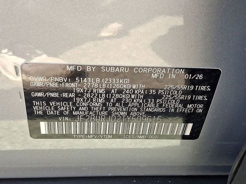 New 2026 Subaru Outback Touring XT AWD/4WD image 18