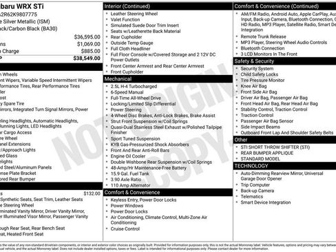 Used 2019 Subaru WRX STI image 4