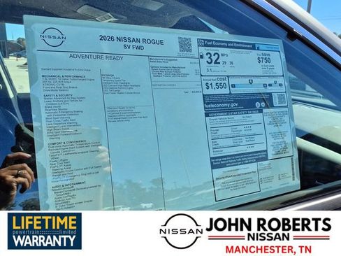 New 2026 Nissan Rogue SV image 17