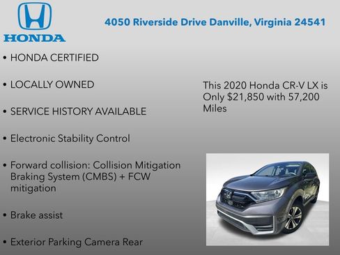 Used 2020 Honda CR-V LX image 7