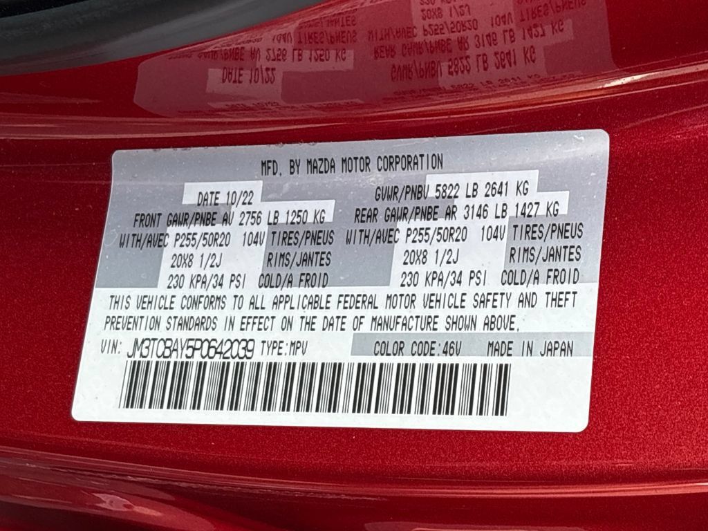 Used 2023 MAZDA CX-9 Touring Plus AWD/4WD image 38