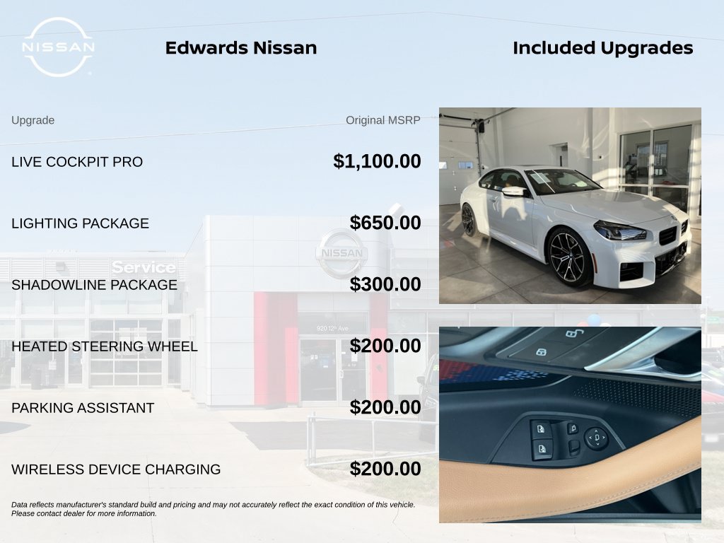 Used 2024 BMW M2 w/ Lighting Package RWD image 4