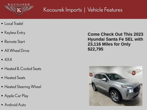 Used 2023 Hyundai Santa Fe SEL image 28