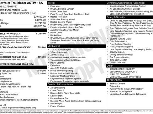 New 2026 Chevrolet TrailBlazer ACTIV w/ Convenience Package AWD/4WD image 34