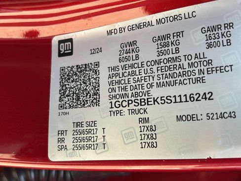Certified 2025 Chevrolet Colorado W/T w/ WT Convenience Package II RWD image 15
