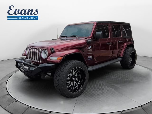 Used 2021 Jeep Wrangler Unlimited Sahara w/ Cold Weather Group AWD/4WD image 1