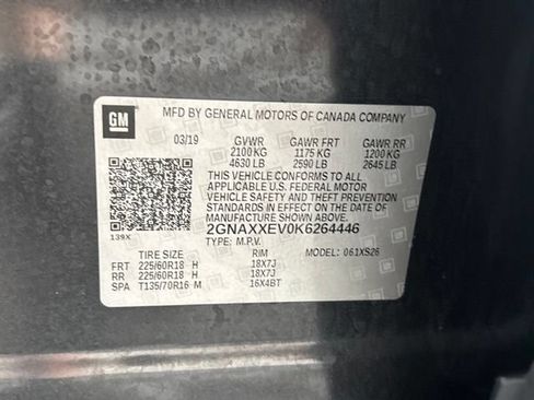 Used 2019 Chevrolet Equinox Premier AWD/4WD image 18