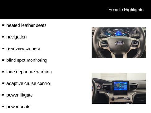 Used 2023 Ford Explorer XLT w/ Equipment Group 202A AWD/4WD image 10