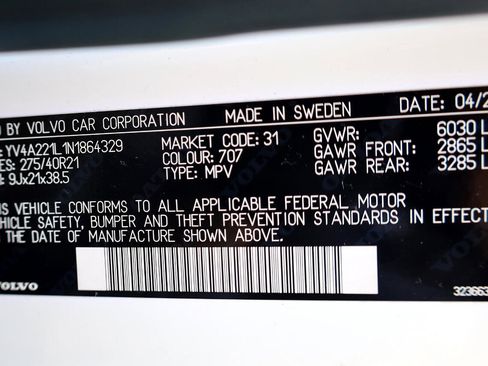 Used 2022 Volvo XC90 T6 Inscription w/ Advanced Package image 18