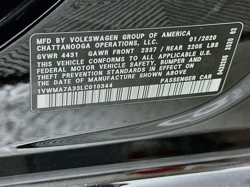 Used 2020 Volkswagen Passat 2.0T R-Line FWD image 12
