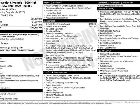 Certified 2026 Chevrolet Silverado 1500 High Country AWD/4WD image 44