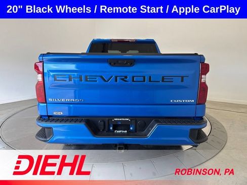 Used 2025 Chevrolet Silverado 1500 Custom w/ Turbomax Blackout Package AWD/4WD image 6