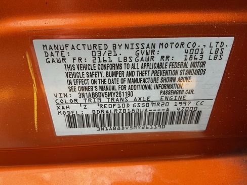 Used 2021 Nissan Sentra SR FWD image 40