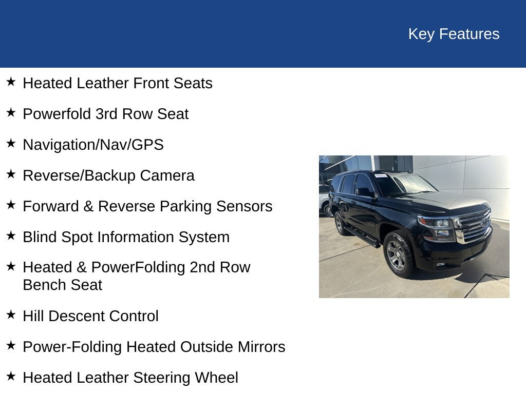 Used 2018 Chevrolet Tahoe LT w/ Luxury Package AWD/4WD image 37