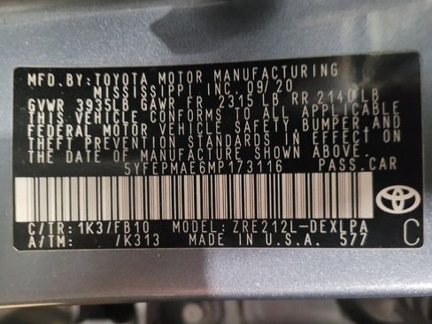 Used 2021 Toyota Corolla LE image 32