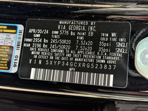 Used 2024 Kia Telluride EX w/ EX Captain's Chair Package FWD image 36
