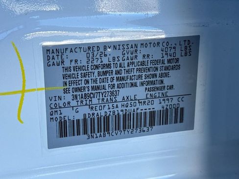 New 2026 Nissan Sentra SV w/ SV Convenience Package FWD image 21