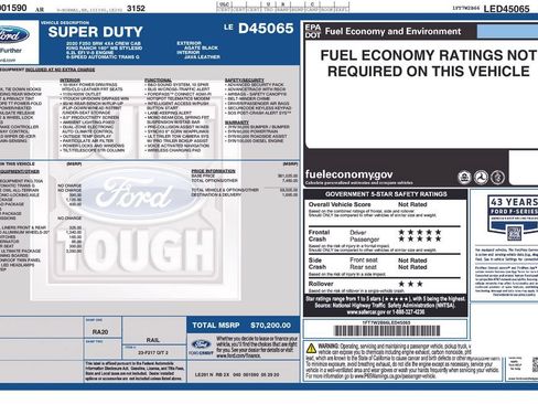 Used 2020 Ford F250 King Ranch w/ King Ranch Ultimate Package AWD/4WD image 36