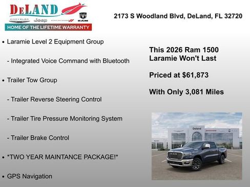 New 2026 RAM 1500 Laramie RWD image 19