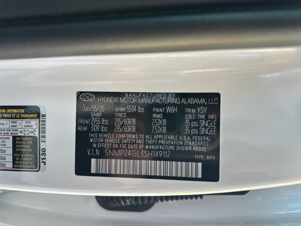 Used 2025 Hyundai Santa Fe SEL w/ Tow & Go Package FWD image 25