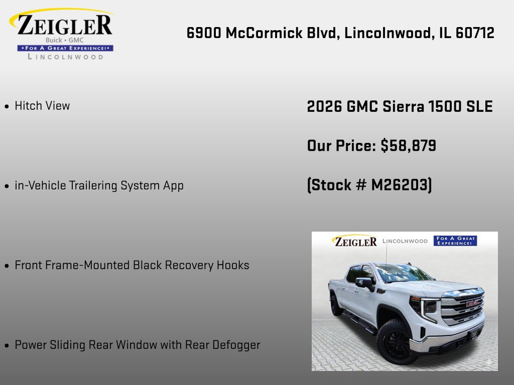 New 2026 GMC Sierra 1500 SLE w/ Preferred Package AWD/4WD image 36