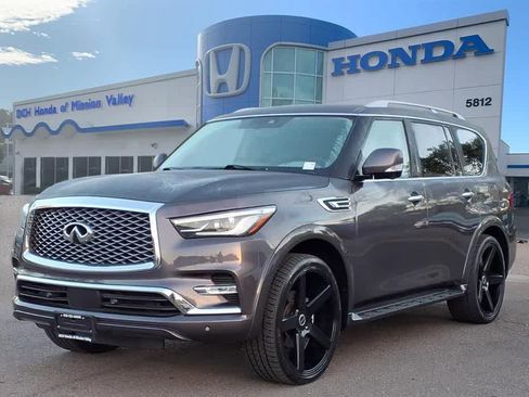 Used 2022 INFINITI QX80 Luxe w/ Cargo Package RWD image 1