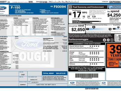 Used 2016 Ford F150 XLT w/ Equipment Group 302A Luxury AWD/4WD image 10