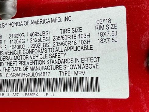 Certified 2018 Honda CR-V EX image 30