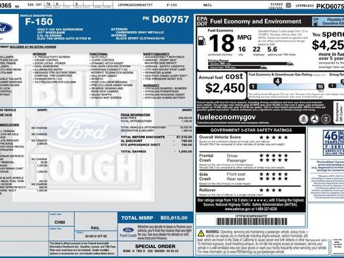 Used 2023 Ford F150 XL w/ STX Appearance Package AWD/4WD image 4