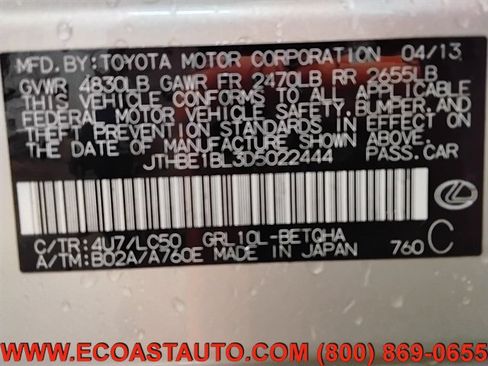 Used 2013 Lexus GS 350 w/ Premium Pkg RWD image 18