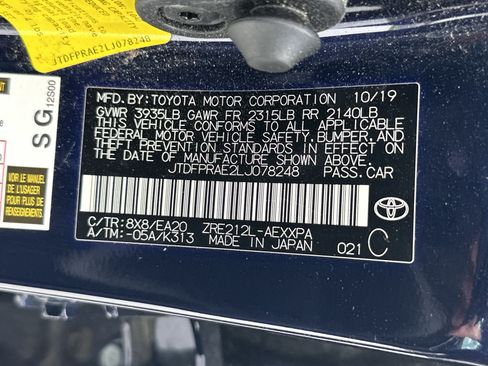 Certified 2020 Toyota Corolla XLE FWD image 35