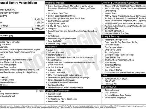 Used 2018 Hyundai Elantra Value Edition FWD image 2