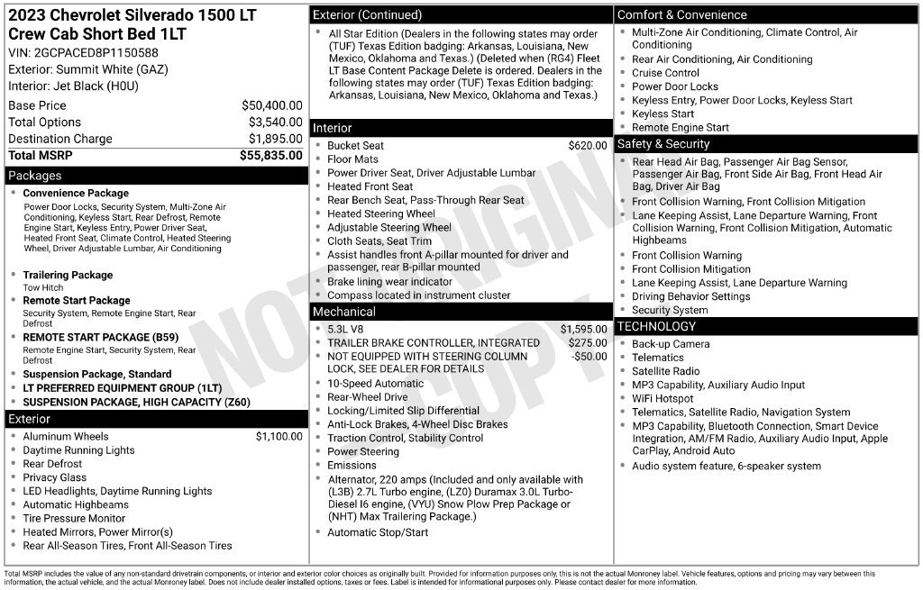 Used 2023 Chevrolet Silverado 1500 LT RWD image 6