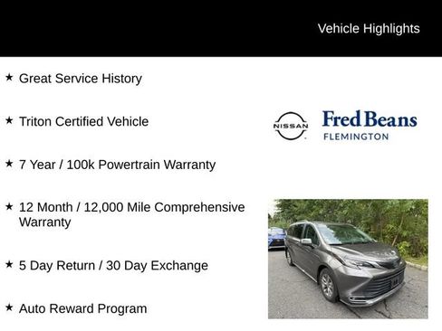 Used 2023 Toyota Sienna XLE w/ XLE Plus Package AWD/4WD image 5