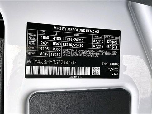 New 2025 Mercedes-Benz Sprinter 2500 image 16