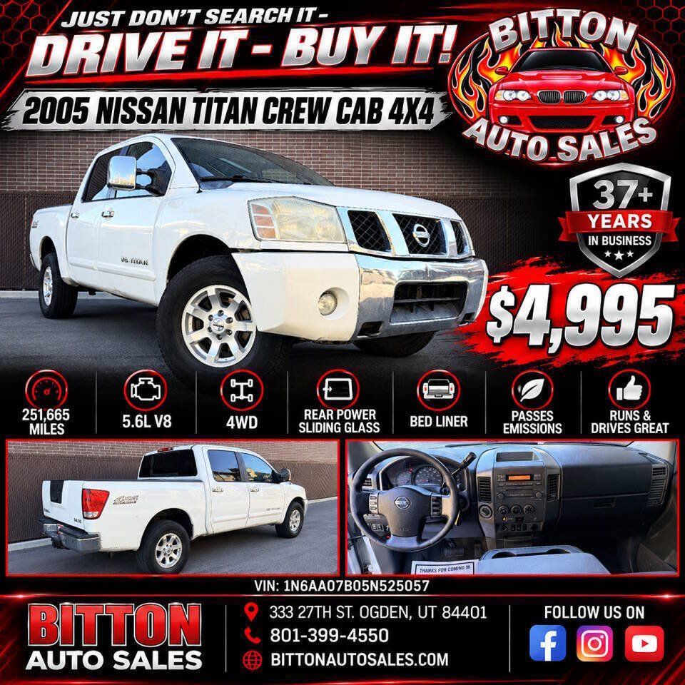 Used 2005 Nissan Titan SE AWD/4WD image 1