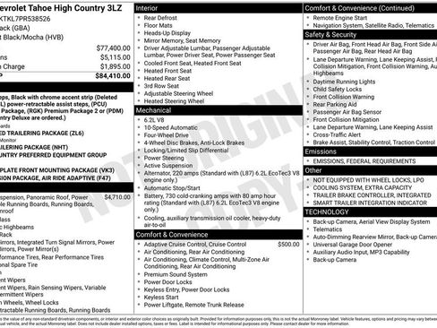 Used 2023 Chevrolet Tahoe High Country image 2