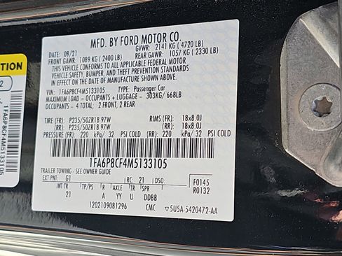 Used 2021 Ford Mustang GT w/ Enhanced Security Package RWD image 33