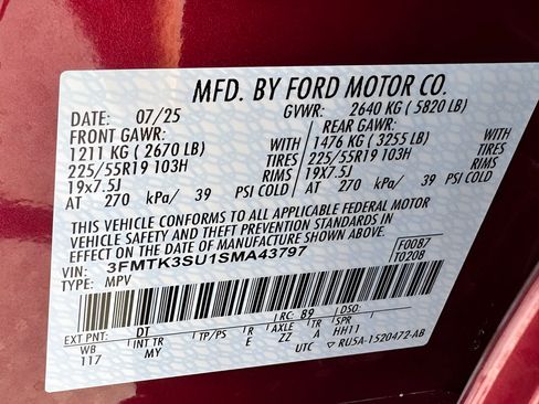 Certified 2025 Ford Mustang Mach-E Premium AWD/4WD image 46
