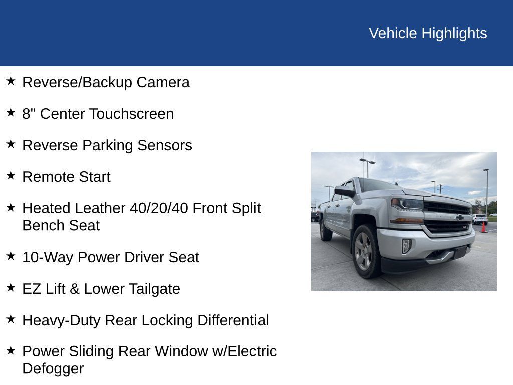 Used 2018 Chevrolet Silverado 1500 LT w/ All Star Edition AWD/4WD image 15