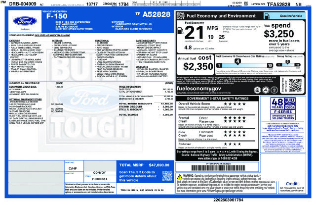 New 2026 Ford F150 STX w/ Equipment Group 200A RWD image 2