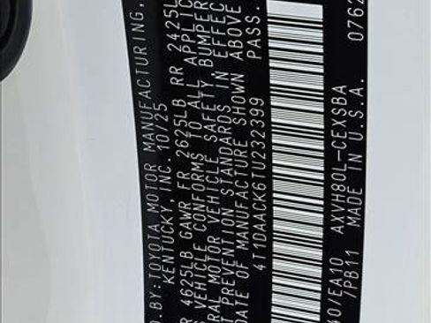 New 2026 Toyota Camry SE image 16