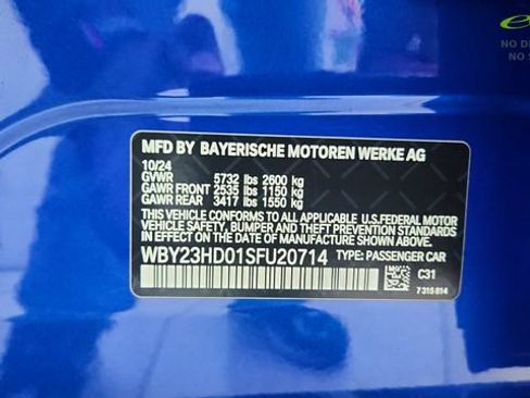 Used 2025 BMW i4 eDrive40 w/ M Sport Package RWD image 63