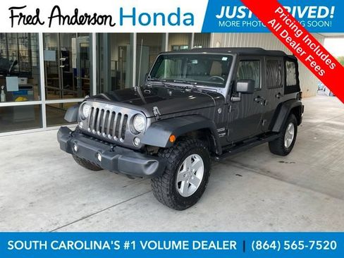 Used 2018 Jeep Wrangler Unlimited Sport S AWD/4WD image 1