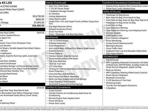 Used 2022 Kia K5 LXS FWD image 11