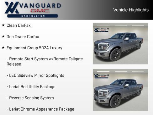 Used 2020 Ford F150 Lariat w/ Equipment Group 502A Luxury image 3