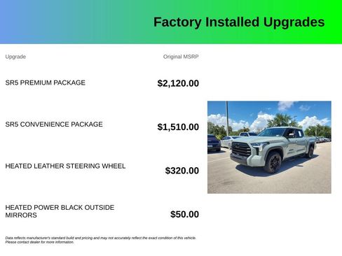 Used 2024 Toyota Tundra SR5 w/ SR5 Premium Package AWD/4WD image 4