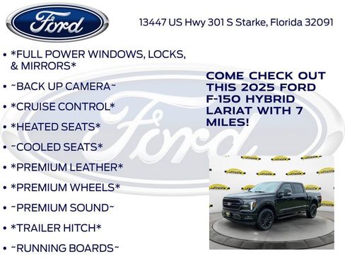 New 2025 Ford F150 Lariat w/ Equipment Group 501A Mid image 10